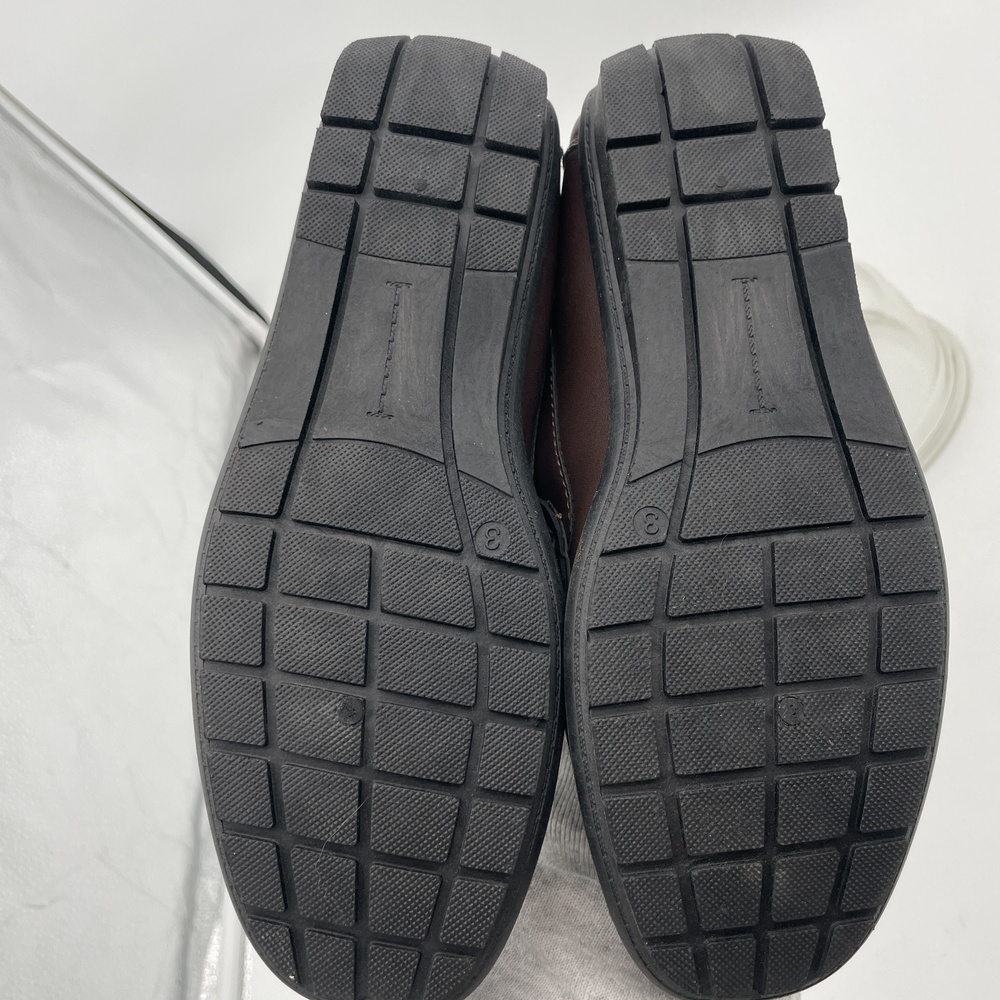 NWT UNLTD Brown Leather Driver Dress Loafers Boys Size 3‎ Ecko - Picture 5 of 9